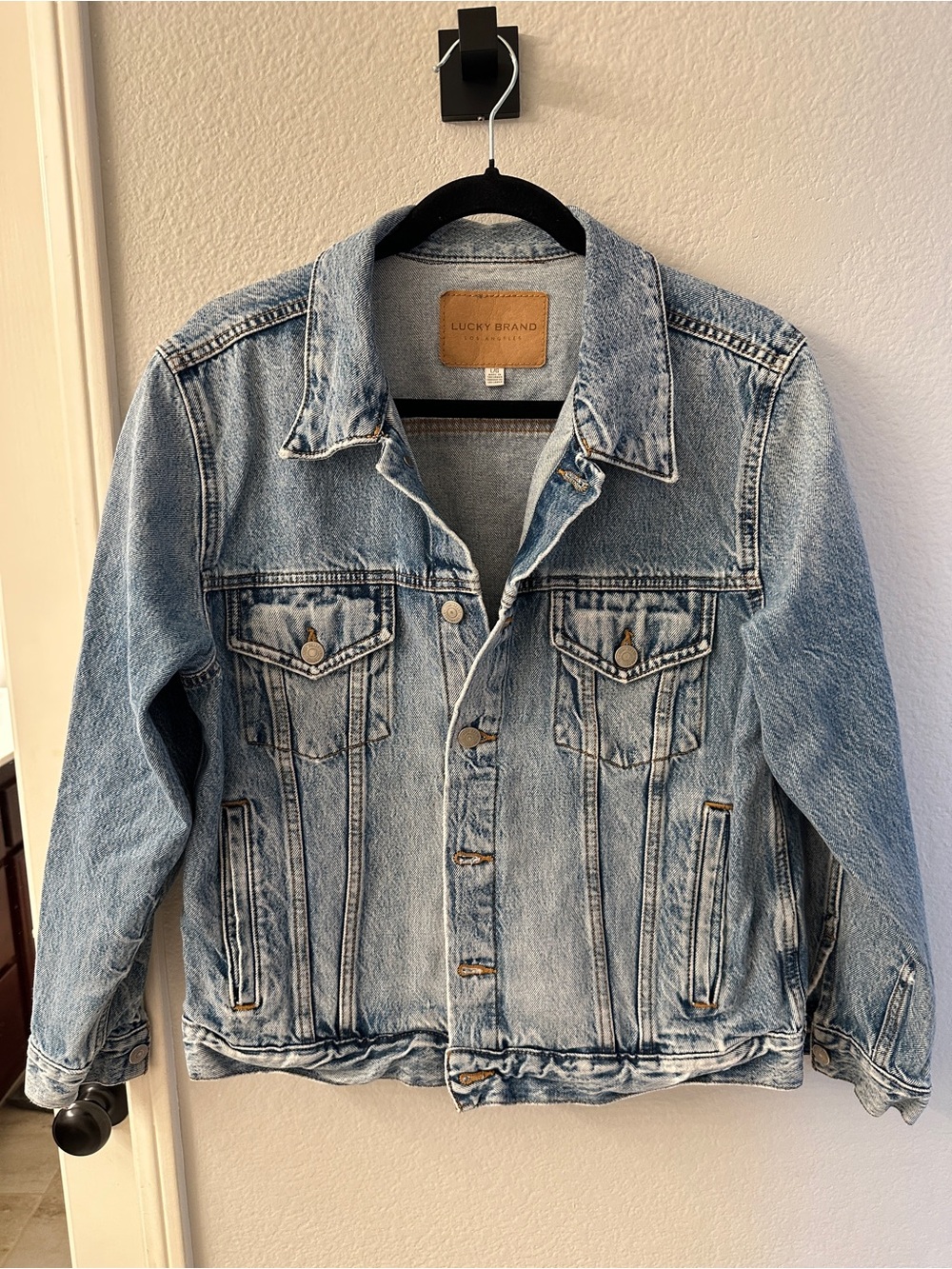 Lucky Brand Light Wash Denim Jean Jacket